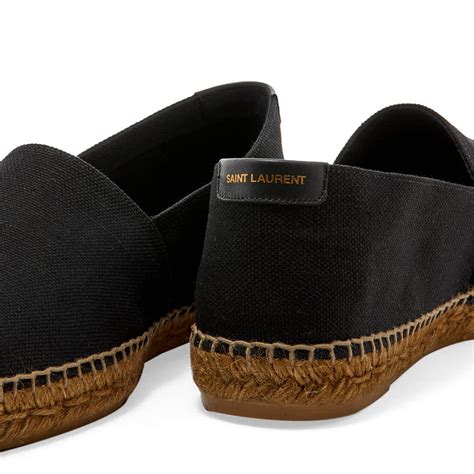 saint laurent black espadrilles